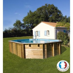 VERMELA Piscine bois 6,72 x 4,72 x 1,46 m