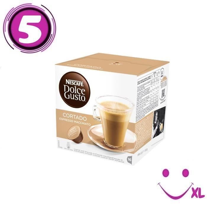 5 Nescafé Dolce Gusto Espresso Macchiato (Cortado) Achat / Vente café chicorée 5 Nescafé 5 Nescafé Dolce Gusto Espresso Macchiato (Cortado) Achat / Vente café chicorée 5 Nescafé