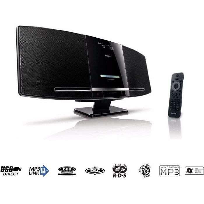PHILIPS MCM233 Micro cha&icirc;ne hi fi USB chaine hi fi, avis et prix