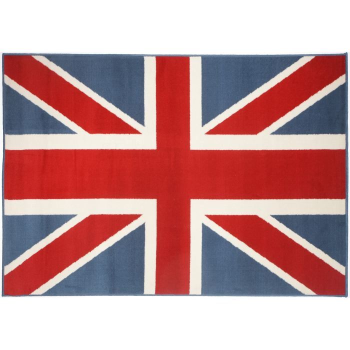 Tapis salon URBAN drapeau anglais union jack UNIVERSOL Dimensions