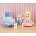 UNIVERS MINIATURE COMPLET Sylvanian Le Nouveau Venu + 1 figurine maman