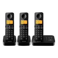 Téléphone répondeur sans fil trio PHILIPS D2053… Téléphone répondeur sans fil trio PHILIPS D2053…
