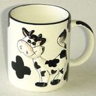 BOL - MUG - MAZAGRAN Chope Mug faience blanche décor la Normande