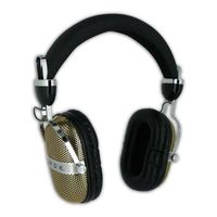 ACCESSOIRES SON CASQUE AUDIO STYLE RETRO OR