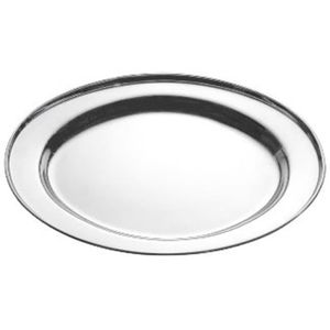 UTIL HOME Plateau ovale 4615235 ?40cm gris