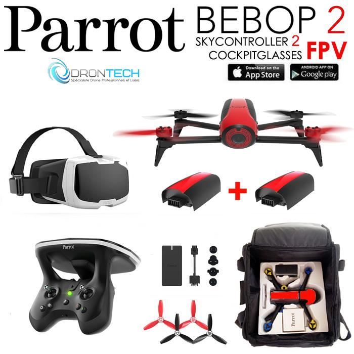 Parrot Bebop 2 FPV Drone Pack - Office Depot