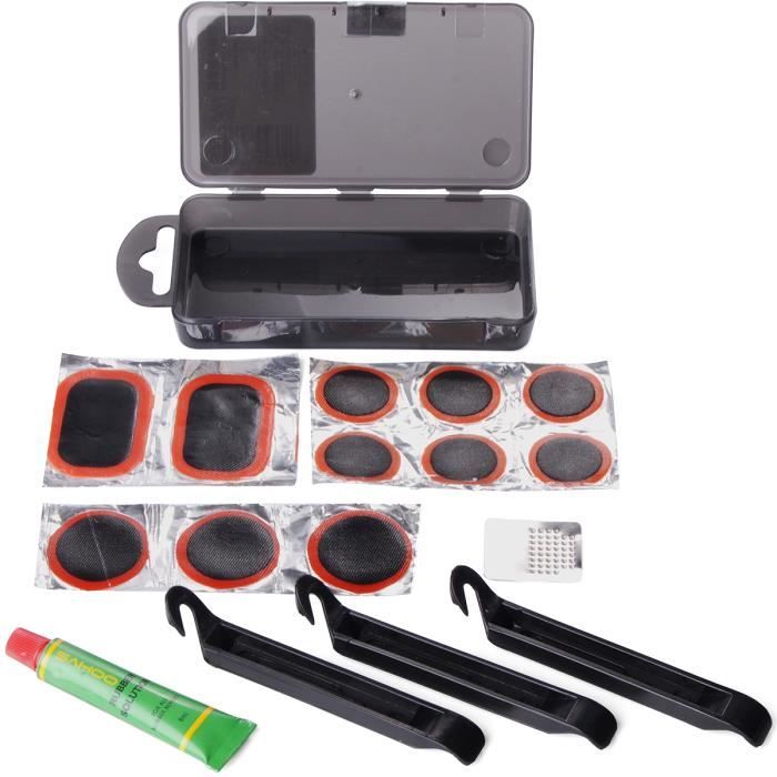 Kit De Réparation Vélo Complet - Sacoche De Selle Avec Outils 16 En 1, Pompe, Démonte-pneus, Rustines Sans Colle - Pour VTT, Vélo De Route