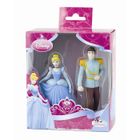  Boite Cadeau 2 Figurines 10cm Cendrillon + Prince