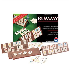 JEU SOCIETE - PLATEAU Rummy Série noire