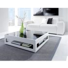 TABLE BASSE CHILL Table Basse carrée plateaux en verre