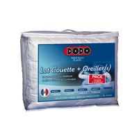 COUETTE DODO Pack couette 220x240cm + 2 oreillers