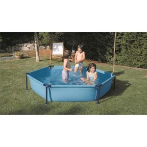 Gre piscine jetpool hexagonale 1215l 215x45cm bleu Gre piscine jetpool hexagonale 1215l 215x45cm bleu