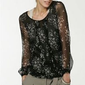 Blouse femme voile uni Noir T34 - Chemisier Femmes Camaieu