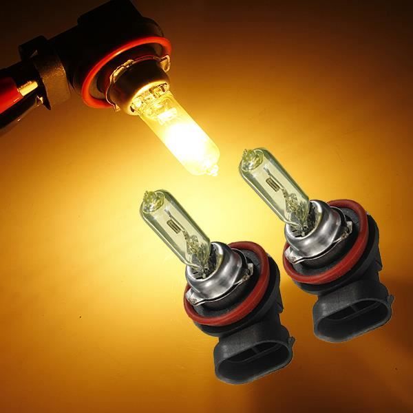 2PCS H8 12V 55W lampe Xenon jaunes phare halogène Ampoules Achat