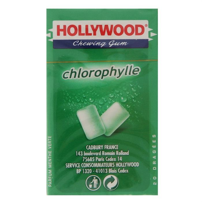 HOLLYWOOD Chlorophylle   Achat / Vente CONFISERIE DE SUCRE HOLLYWOOD