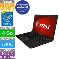 MSI Portable Gamer GE70 2PE-239FR MSI Portable Gamer GE70 2PE-239FR