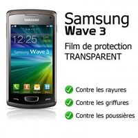 ACCESSOIRES TELEPHONIE Lot de 2 Films transparents Samsung Wave 3