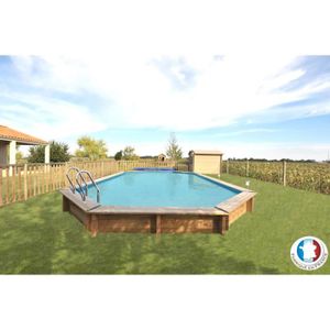 AVILA Piscine bois 9,42 x 5,92 x 1,46 m