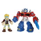 VÉHICULE CIRCUIT Transformers Mini-Robots Rescue Bots Optimus & Cod