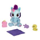 PELUCHE My Little Pony - Peluche bébé poney souple bleue