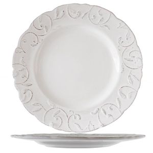 assiette plate sans rebord