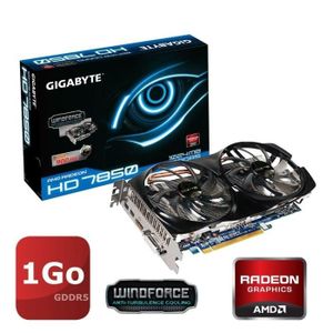 CARTE GRAPHIQUE Gigabyte AMD HD7850 2Go GDDR5 OC