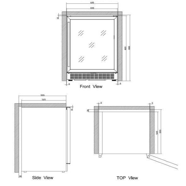  CVDE46-2 - Cave à vin de service - 45 bouteilles2