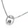 SWAROVSKI Collier rhodium argent cristal blanc bij
