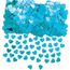 CONFETTIS - SERPENTIN  Confettis de table coeurs turquoise à l'unité