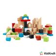 FORMES - PYRAMIDE 94 blocs bois Kidkraft (30 colorés 64 naturels)