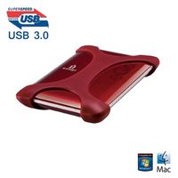 DISQUE DUR EXTERNE Iomega eGo Rouge, USB 3.0, 1000 Go