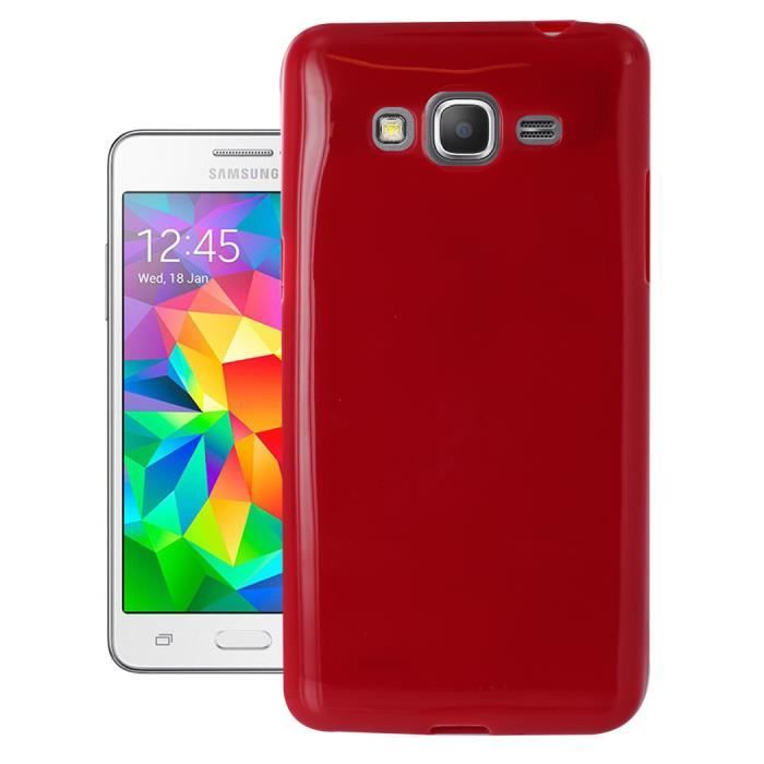 gel Samsung Galaxy Grand Prime rouge Achat / Vente Coque gel Samsung