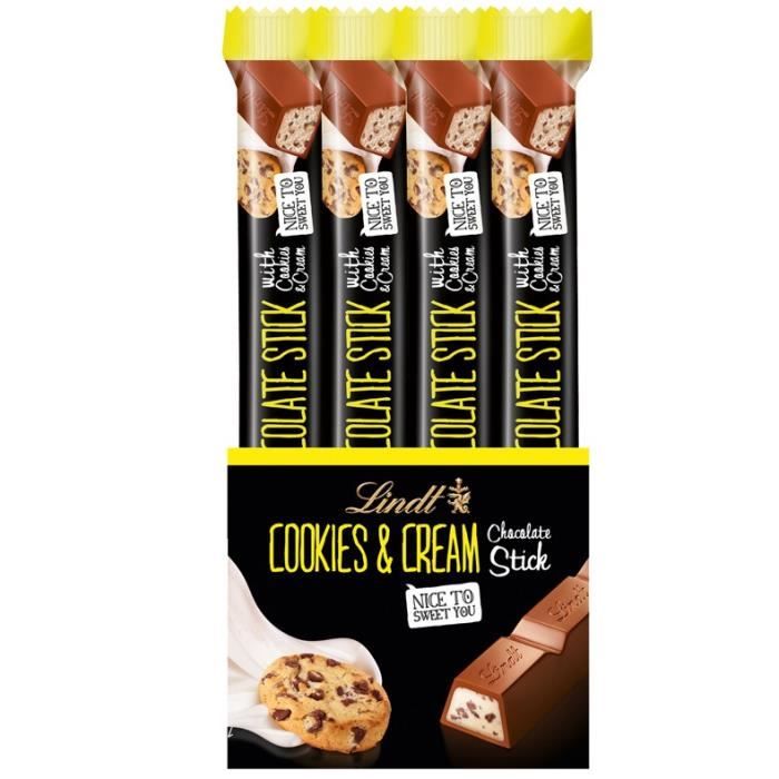 Lindt Hello Cookies and Cream, chocolat, 24 pièces Achat / Vente