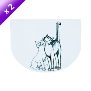 TRIXIE 2 Sets de table Pussy Cat 40 x 30cm pour chat