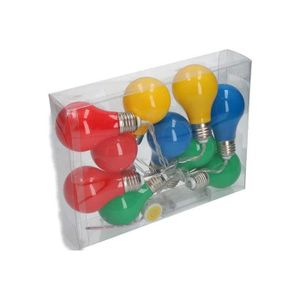 Guirlande lumineuse - Ampoules colorées - 10 LED