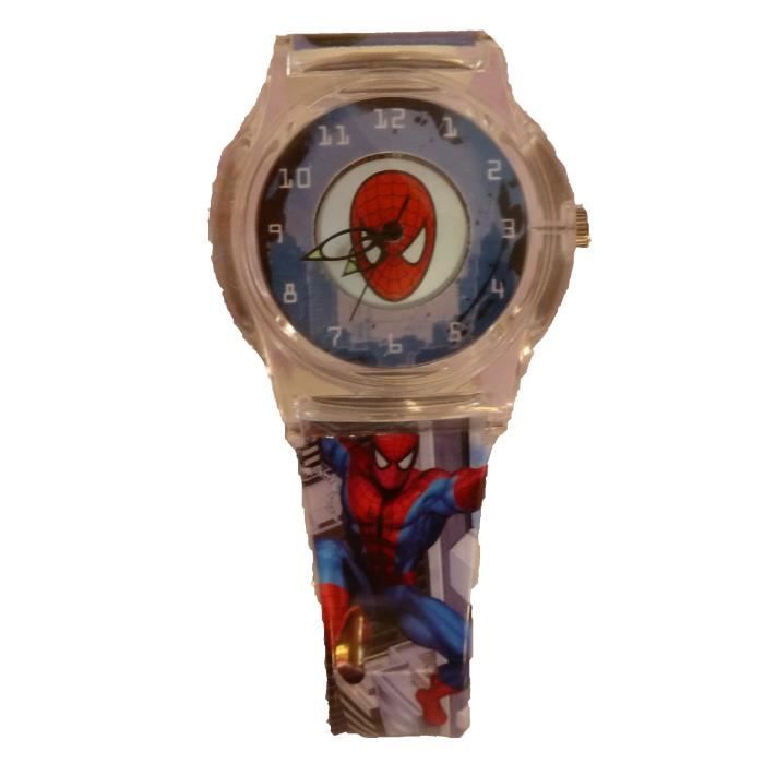 Montres Garçon Spiderman Enfants De Montre U00e0 Quartz Avec