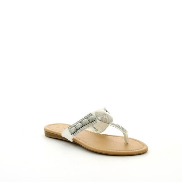 chaussure blanche plateforme femme