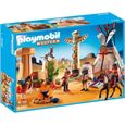 FIGURINE Playmobil - 5247 - Camp Des Indiens Avec Tipi