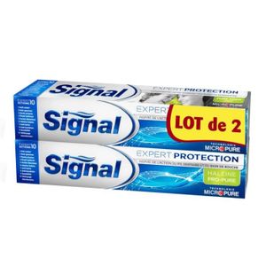 SIGNAL Dentifrice expert haleine - 2x75ml