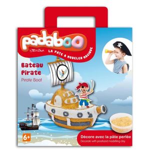 PADABOO Kit pâte ? modeler : bateau pirate