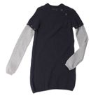  IKKS Robe manches longues amovibles Marine