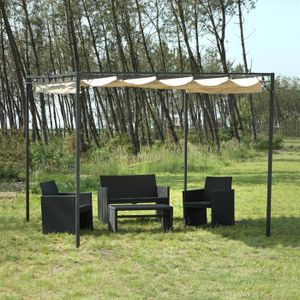 TONNELLE - GLORIETTE - BARNUM - ACCESSOIRE ANGLET Tonnelle toit amovible