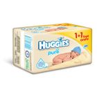 COUCHE-LANGE-LINGETTE BEBE HUGGIES Lingettes Pure 2x64