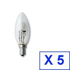 AMPOULE - LED - HALOGENE  Lot de 5 Ampoules Halogenes E14 - Basse Conso 42 W