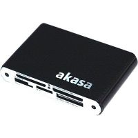 LECTEUR DE CARTE MEMOIRE EXTERNE Akasa AK-CR02-BK - Lecteur de cartes mémoires