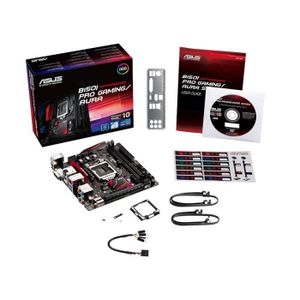 Asus Carte m?re B150I PRO GAMING/AURA Socket LGA1151 RAM DDR4 Mini ITX 90MB0NI0-M0EAY0
