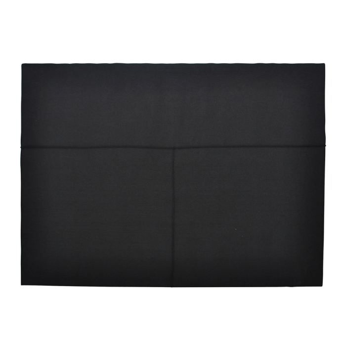 tete de lit en tissu noir