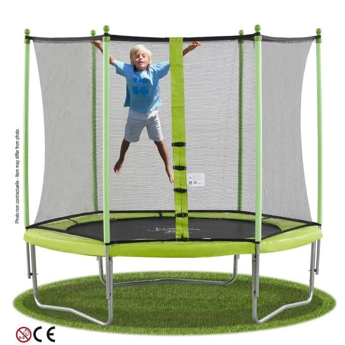 KANGUI Trampoline Jumpi 2.4 m + Filet Achat / Vente trampoline Les
