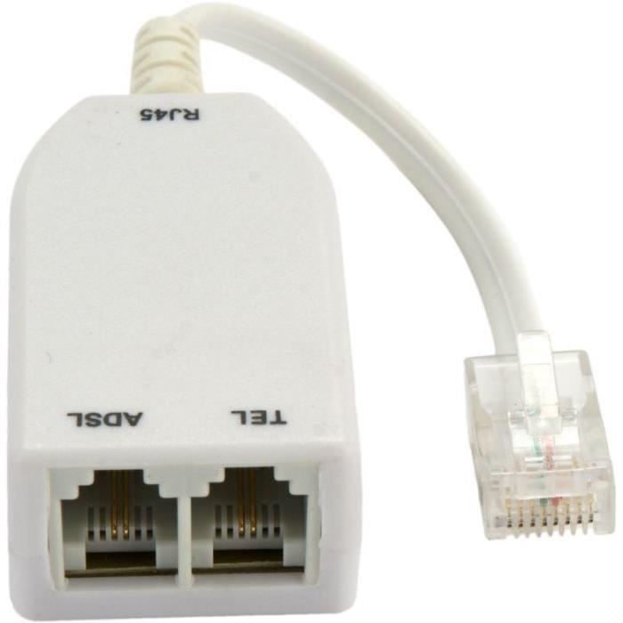 Adaptateur rj45 rj11 Wikilia.fr