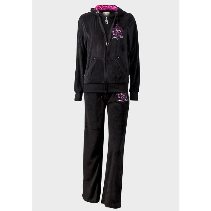 Survêtement velours femme fille taille S 38 pantalon jogging et veste à